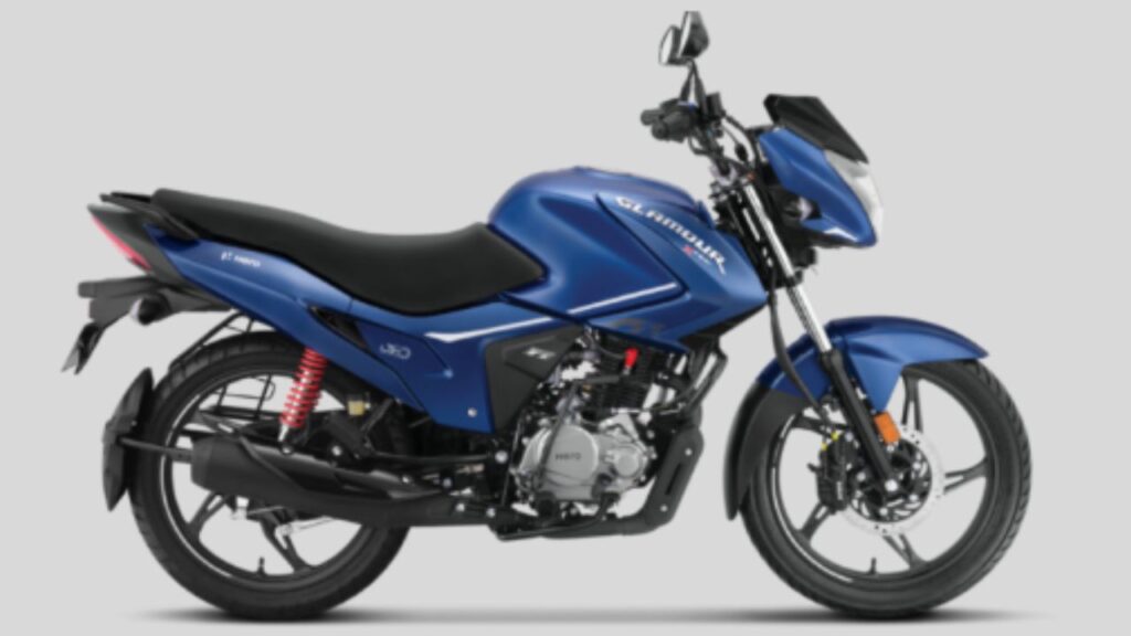 Hero Glamour Xtec blue color